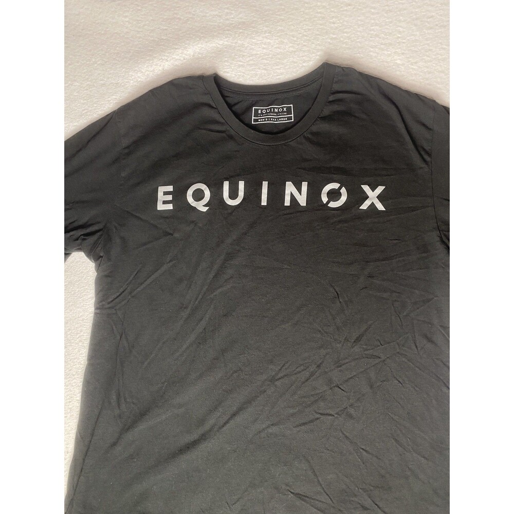Equinox It's Not Fitness It's Life Graphic T-shirt Men 3XL Black Short Sleeve